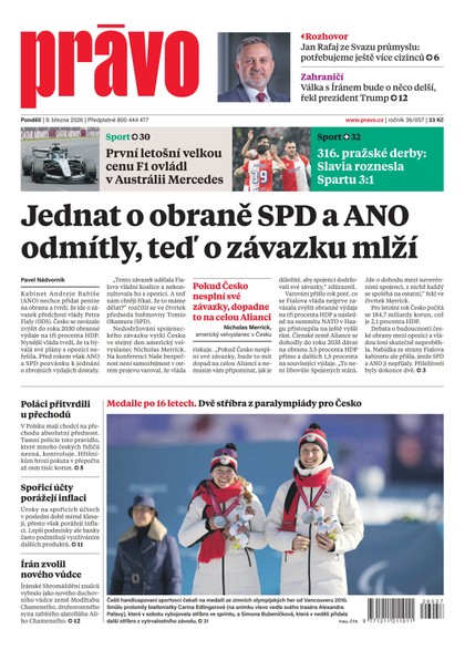 E-magazín Deník Právo - 9.3.2026 - Borgis, a.s.