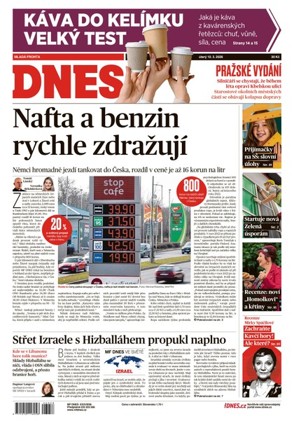 E-magazín MF DNES - 10.03.2026 - MAFRA, a.s.
