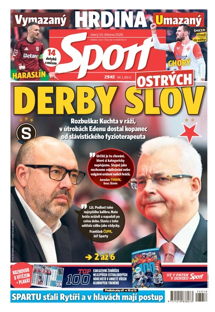 E-magazín Sport - 10.03.2026 - CZECH NEWS CENTER a. s.