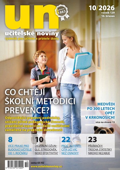 E-magazín Učitelské noviny 10/2026 - GNOSIS s.r.o.
