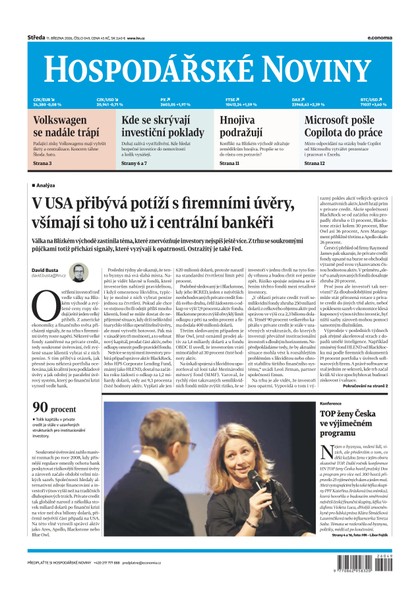 E-magazín HN 049 - 11.3.2026 - Economia, a.s.