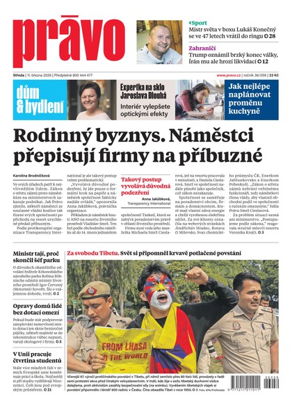 E-magazín Deník Právo - 11.3.2026 - Borgis, a.s.