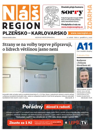 E-magazín Náš Region - Plzeňsko 12/2026 - A 11 s.r.o.
