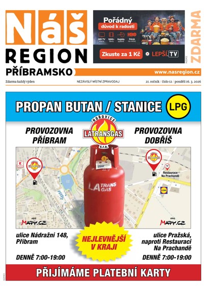 E-magazín Náš Region - Příbramsko 12/2026 - A 11 s.r.o.
