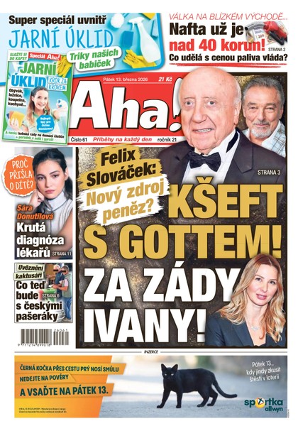 E-magazín AHA! - 13.03.2026 - CZECH NEWS CENTER a. s.