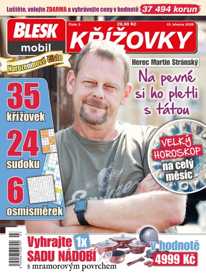E-magazín BLESkMobil KŘÍŽOVKY - 3/2026 - CZECH NEWS CENTER a. s.