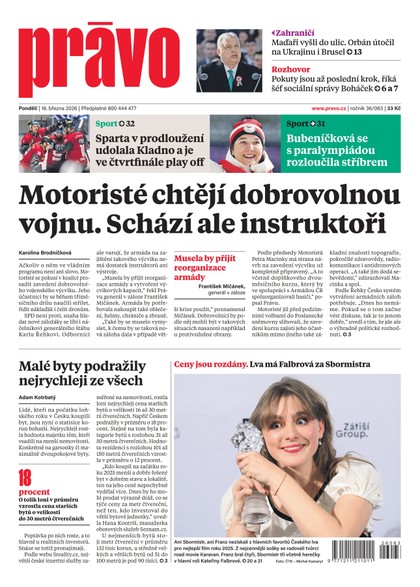 E-magazín Deník Právo - 16.3.2026 - Borgis, a.s.