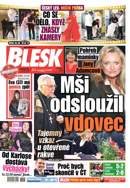 E-magazín Blesk - 16.03.2026 - CZECH NEWS CENTER a. s.