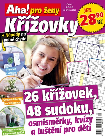E-magazín Aha! pro ženy křížovky 3/2026 - CZECH NEWS CENTER a. s.
