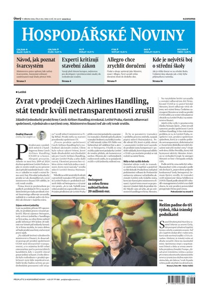 E-magazín HN 053 - 17.3.2026 - Economia, a.s.