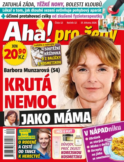 E-magazín AHA! PRO ŽENY - 12/2026 - CZECH NEWS CENTER a. s.