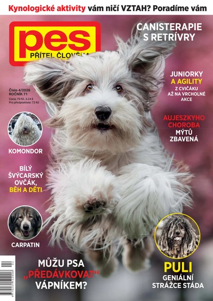 E-magazín Pes přítel člověka 4/2026 - Pražská vydavatelská společnost