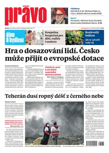 E-magazín Deník Právo - 18.3.2026 - Borgis, a.s.