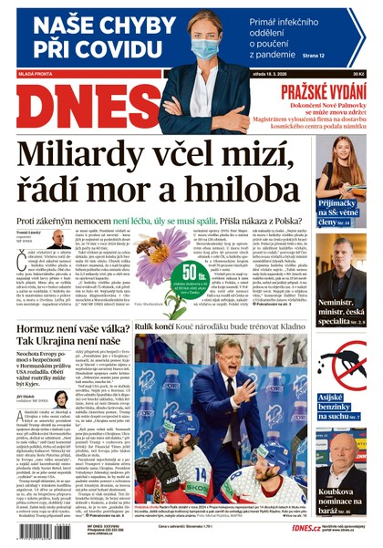 E-magazín MF DNES - 18.03.2026 - MAFRA, a.s.