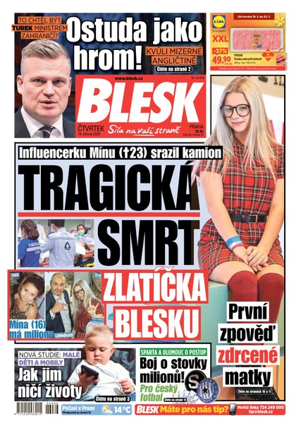 E-magazín Blesk - 19.03.2026 - CZECH NEWS CENTER a. s.