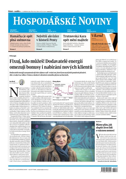 E-magazín HN 056 - 20.3.2026 - Economia, a.s.