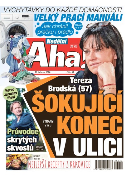E-magazín NEDĚLNÍ AHA! - 22.03.2026 - CZECH NEWS CENTER a. s.