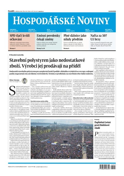 E-magazín HN 057 - 23.3.2026 - Economia, a.s.