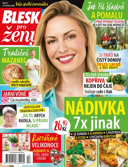 E-magazín BLESK PRO ŽENY - 13/2026 - CZECH NEWS CENTER a. s.