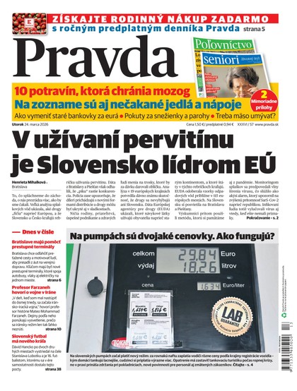E-magazín Denník Pravda 24. 3. 2026 - OUR MEDIA SR a. s.