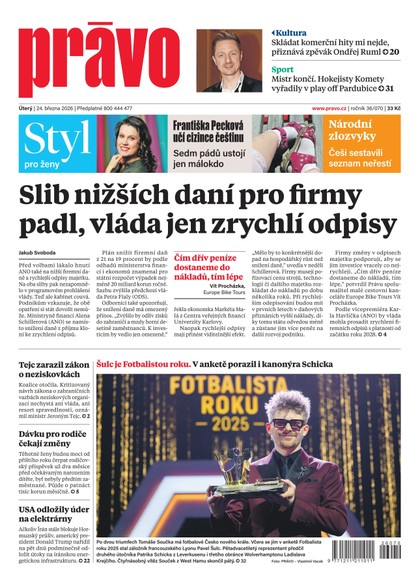 E-magazín Deník Právo - 24.3.2026 - Borgis, a.s.