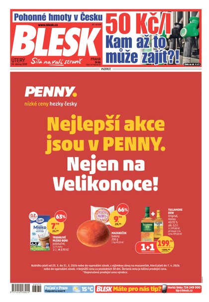 E-magazín Blesk - 24.03.2026 - CZECH NEWS CENTER a. s.