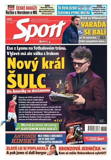 E-magazín Sport - 24.03.2026 - CZECH NEWS CENTER a. s.