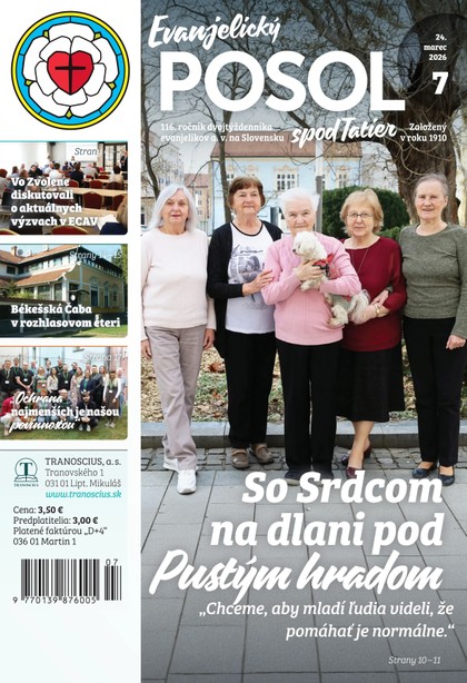 E-magazín Evanjelický posol spod Tatier 07/2026 - TRANOSCIUS a.s.