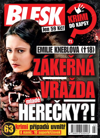 E-magazín Blesk krimi do kapsy č.3/2026 - CZECH NEWS CENTER a. s.