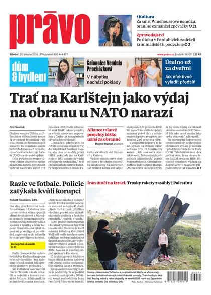 E-magazín Deník Právo - 25.3.2026 - Borgis, a.s.