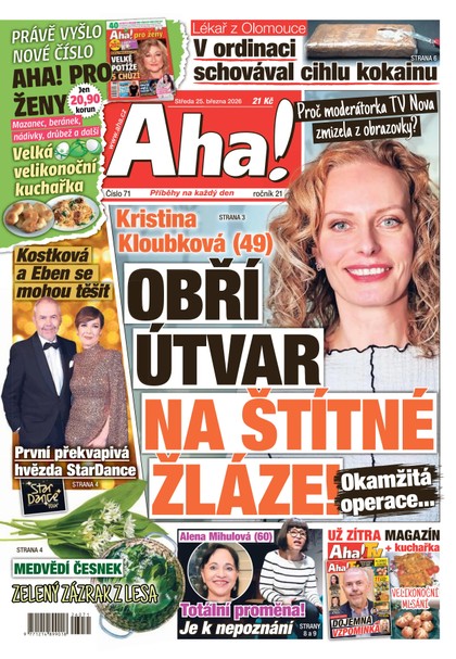 E-magazín AHA! - 25.03.2026 - CZECH NEWS CENTER a. s.