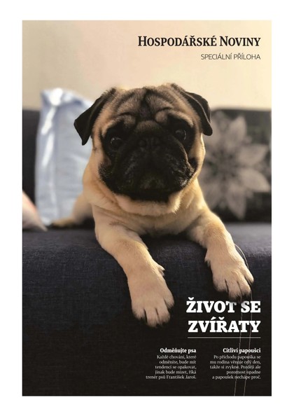 E-magazín HN 060 - 26.3.2026 Život se zvířaty - Economia, a.s.