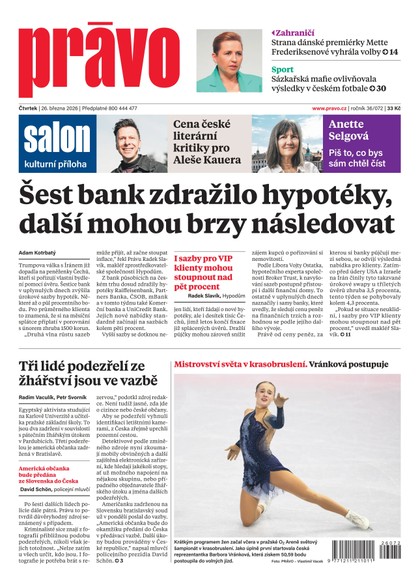 E-magazín Deník Právo - 26.3.2026 - Borgis, a.s.