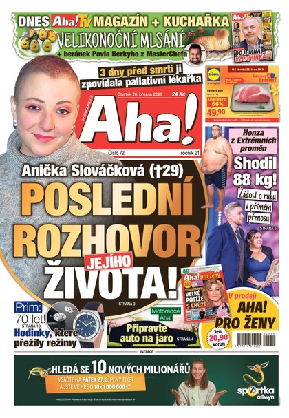 E-magazín AHA! - 26.03.2026 - CZECH NEWS CENTER a. s.