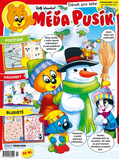 E-magazín Méďa Pusík 2/2026 - Pražská vydavatelská společnost