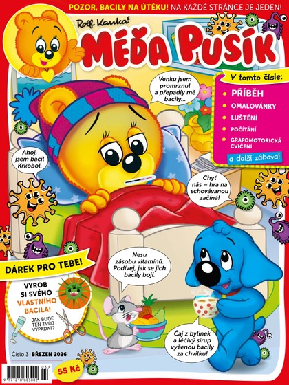 E-magazín Méďa Pusík 3/2026 - Pražská vydavatelská společnost