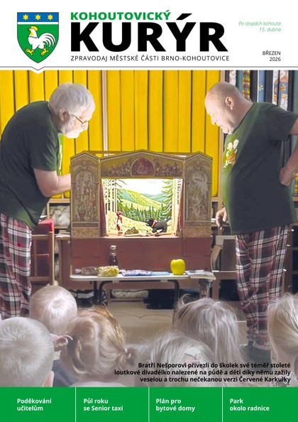 E-magazín Kohoutovický Kurýr 03/2026 - Městská část Brno Kohoutovice