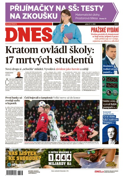 E-magazín MF DNES - 27.03.2026 - MAFRA, a.s.