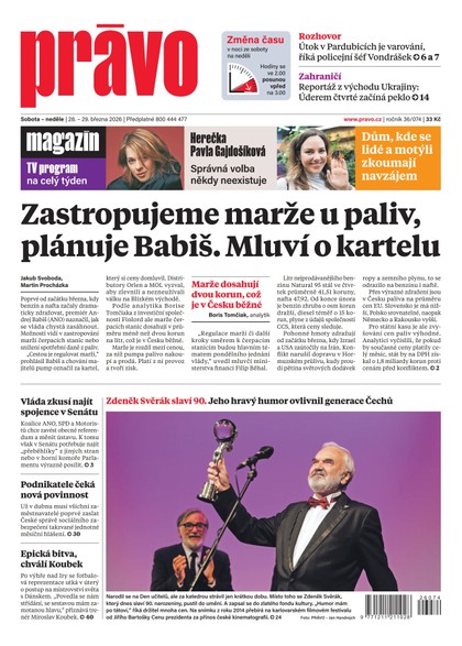 E-magazín Deník Právo - 28.3.2026 - Borgis, a.s.