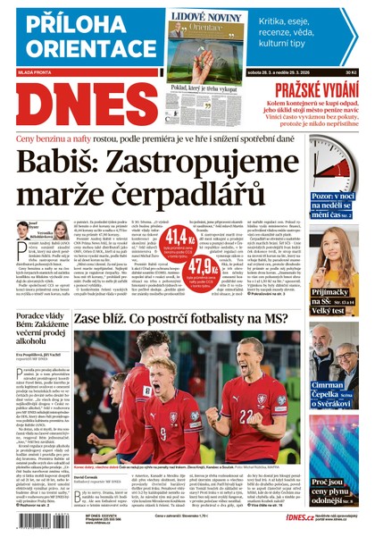 E-magazín MF DNES - 28.03.2026 - MAFRA, a.s.