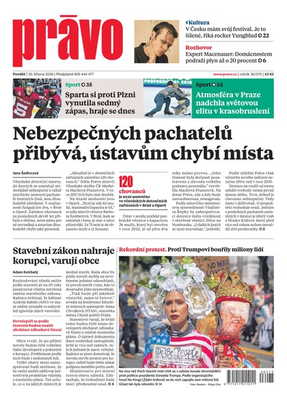 E-magazín Deník Právo - 30.3.2026 - Borgis, a.s.