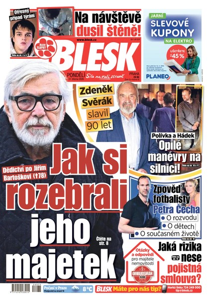 E-magazín Blesk - 30.03.2026 - CZECH NEWS CENTER a. s.