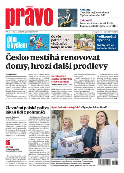 E-magazín Deník Právo - 1.4.2026 - Borgis, a.s.