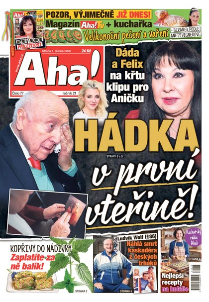 E-magazín AHA! - 01.04.2026 - CZECH NEWS CENTER a. s.