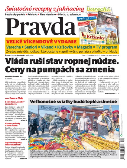 E-magazín Denník Pravda 2. 4. 2026 - OUR MEDIA SR a. s.