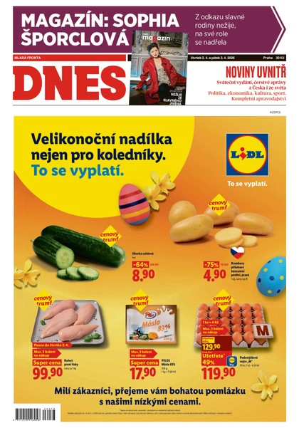 E-magazín MF DNES - 02.04.2026 - MAFRA, a.s.