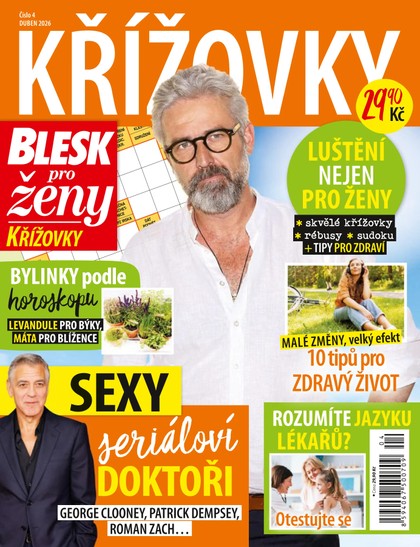 E-magazín BLESK PRO ŽENY KŘÍŽOVKY - 4/2026 - CZECH NEWS CENTER a. s.