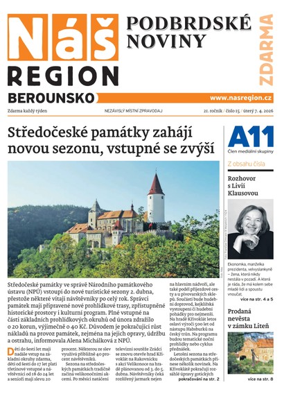 E-magazín Náš Region - Berounsko 15/2026 - A 11 s.r.o.