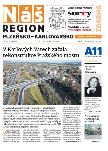 E-magazín Náš Region - Plzeňsko 15/2026 - A 11 s.r.o.