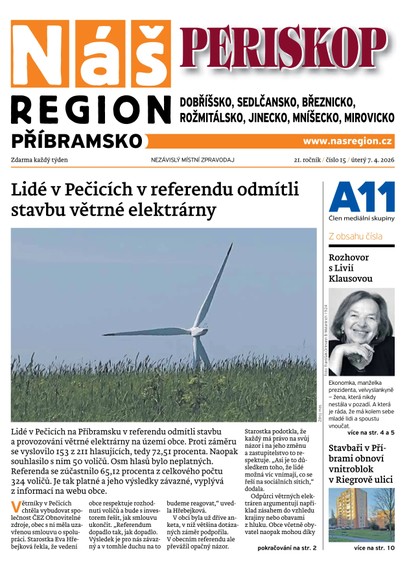 E-magazín Náš Region - Příbramsko 15/2026 - A 11 s.r.o.